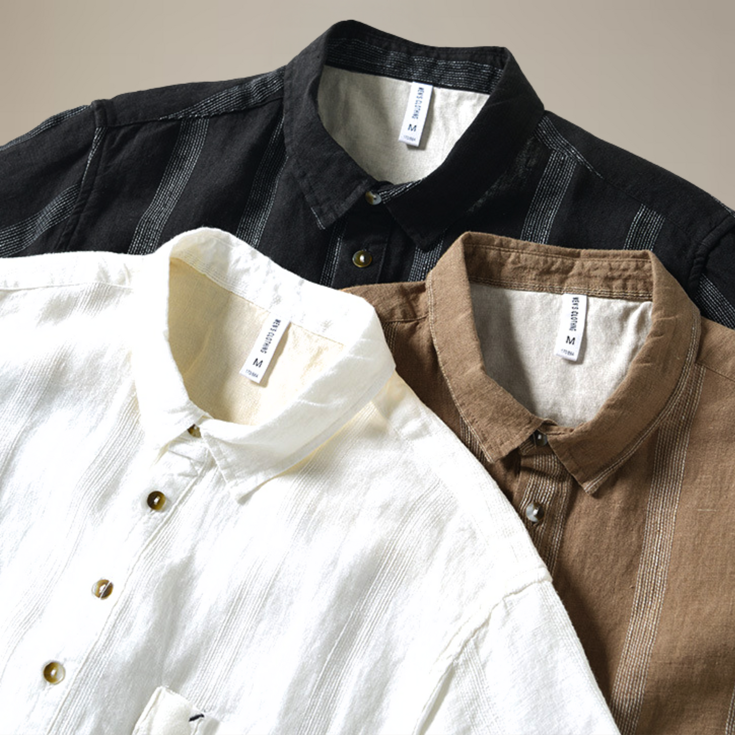 John Striped Linen Shirt