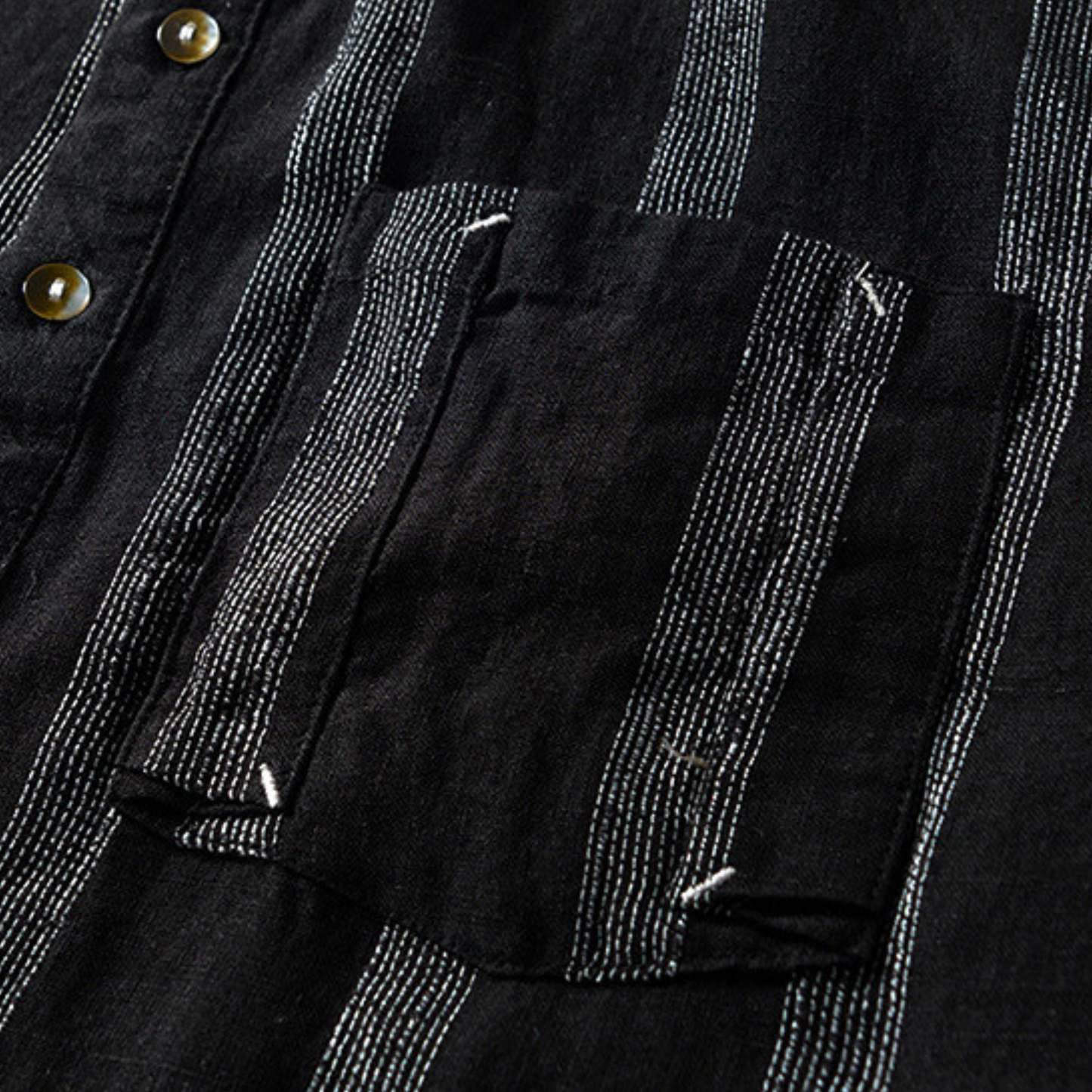 John Striped Linen Shirt