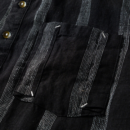 John Striped Linen Shirt