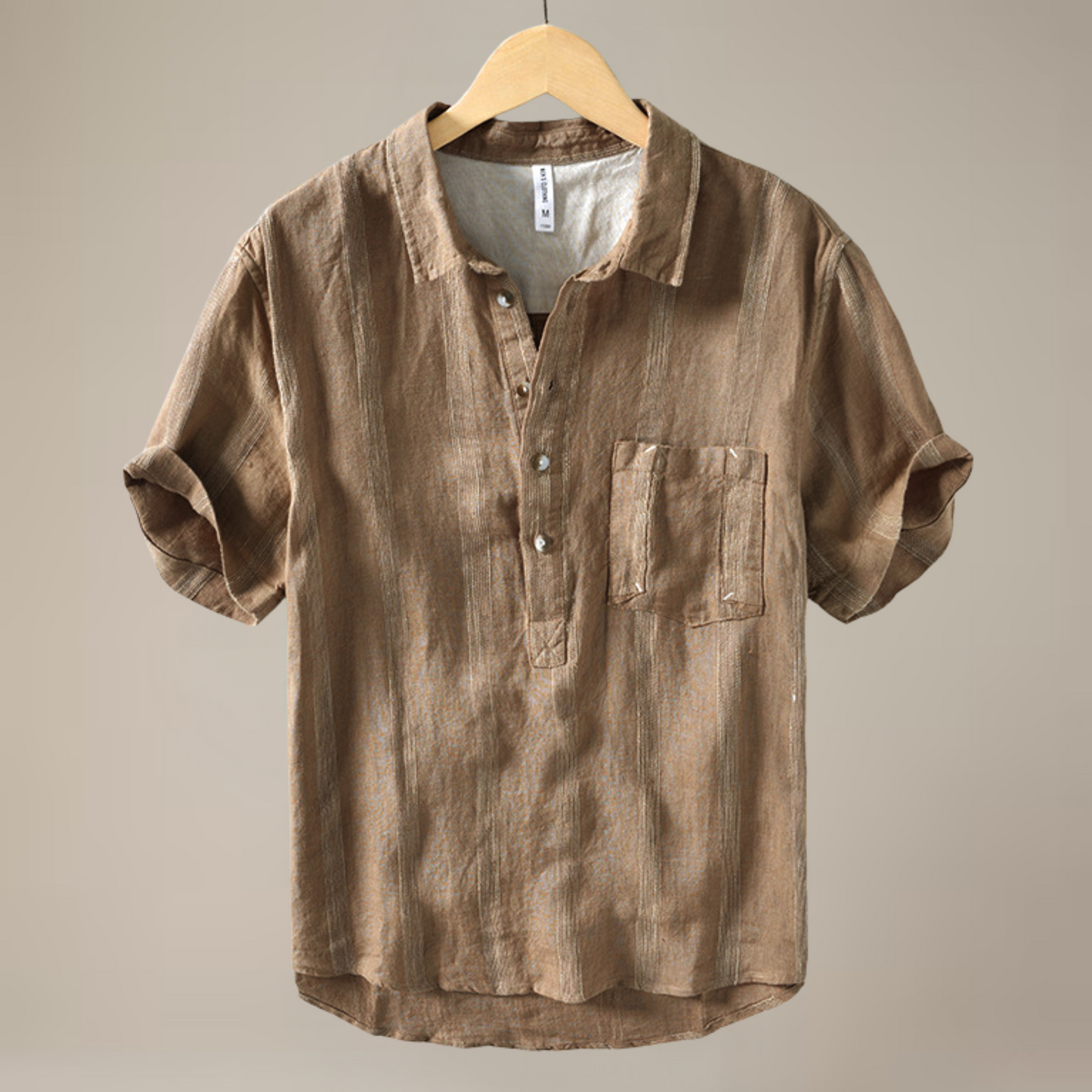John Striped Linen Shirt