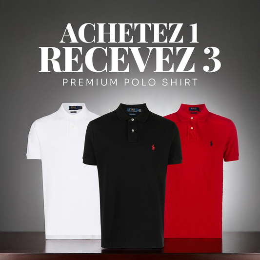 Polo premium – (Achetez 1, recevez 3)